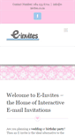 Mobile Screenshot of e-invites.co.za